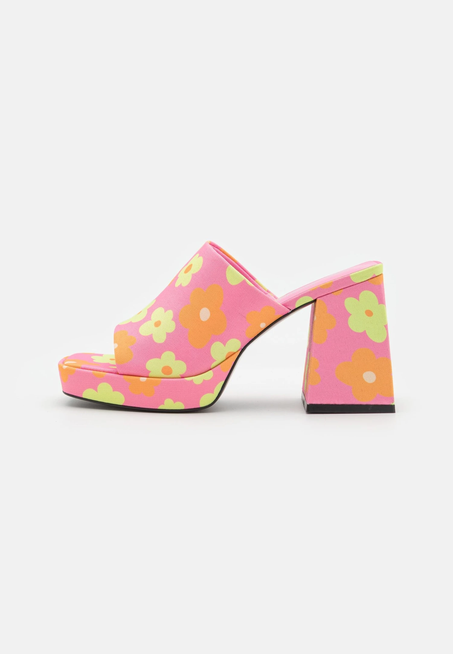 Monki Heeled Mules - Naiveflower 4 Monki Heeled Mules - Naiveflower - Image 2
