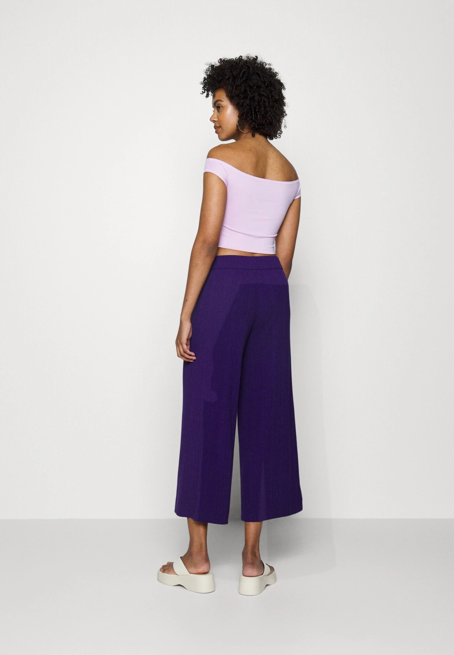 Monki Trousers - Purple 5 Monki Trousers - Purple - Image 3