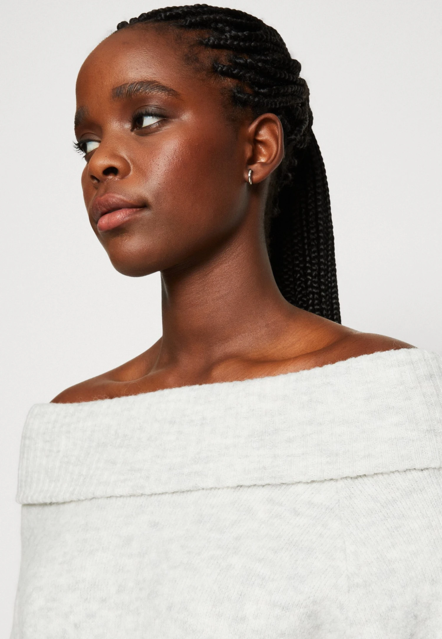 Monki Jumper - Grey Medium Dusty 8 Monki Jumper - Grey Medium Dusty - Image 6