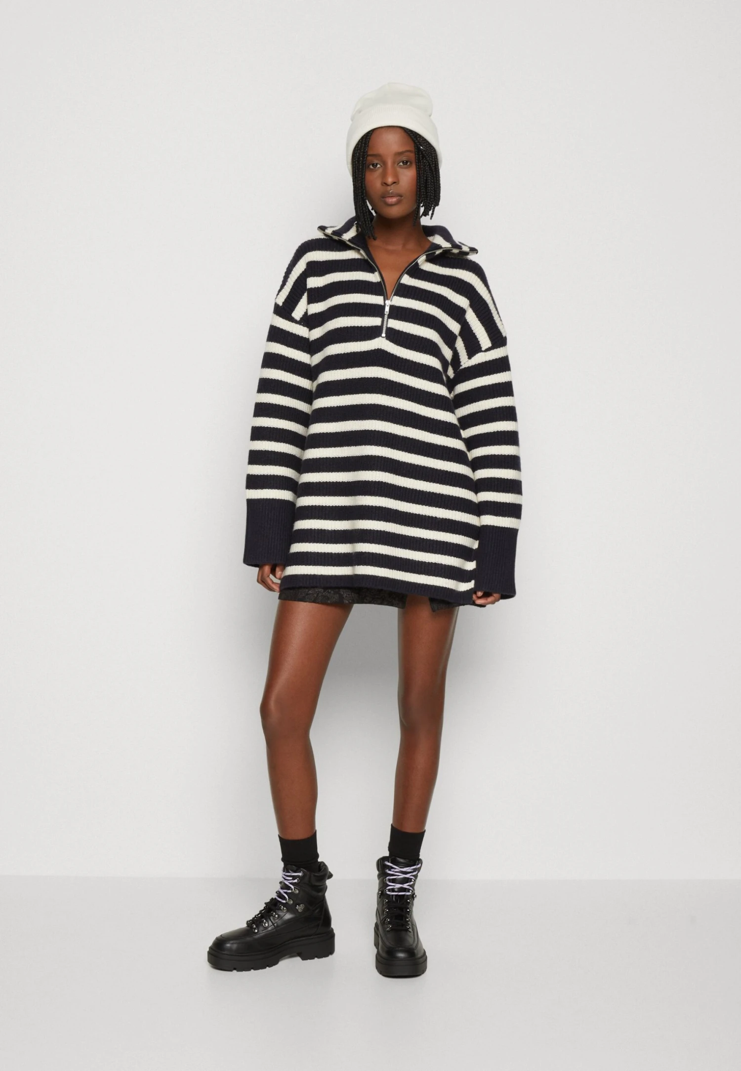 Monki Jumper - Navy 4 Monki Jumper - Navy - Image 2