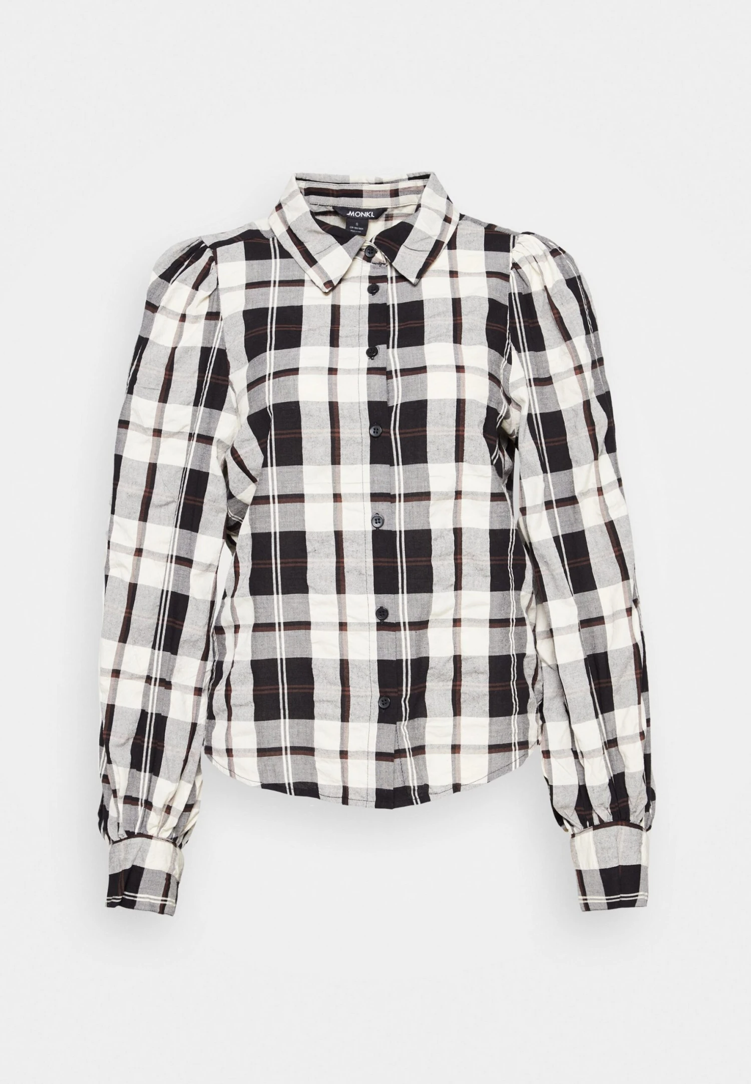 Monki Button-Down Blouse - Paris Check 7 Monki Button-Down Blouse - Paris Check - Image 5