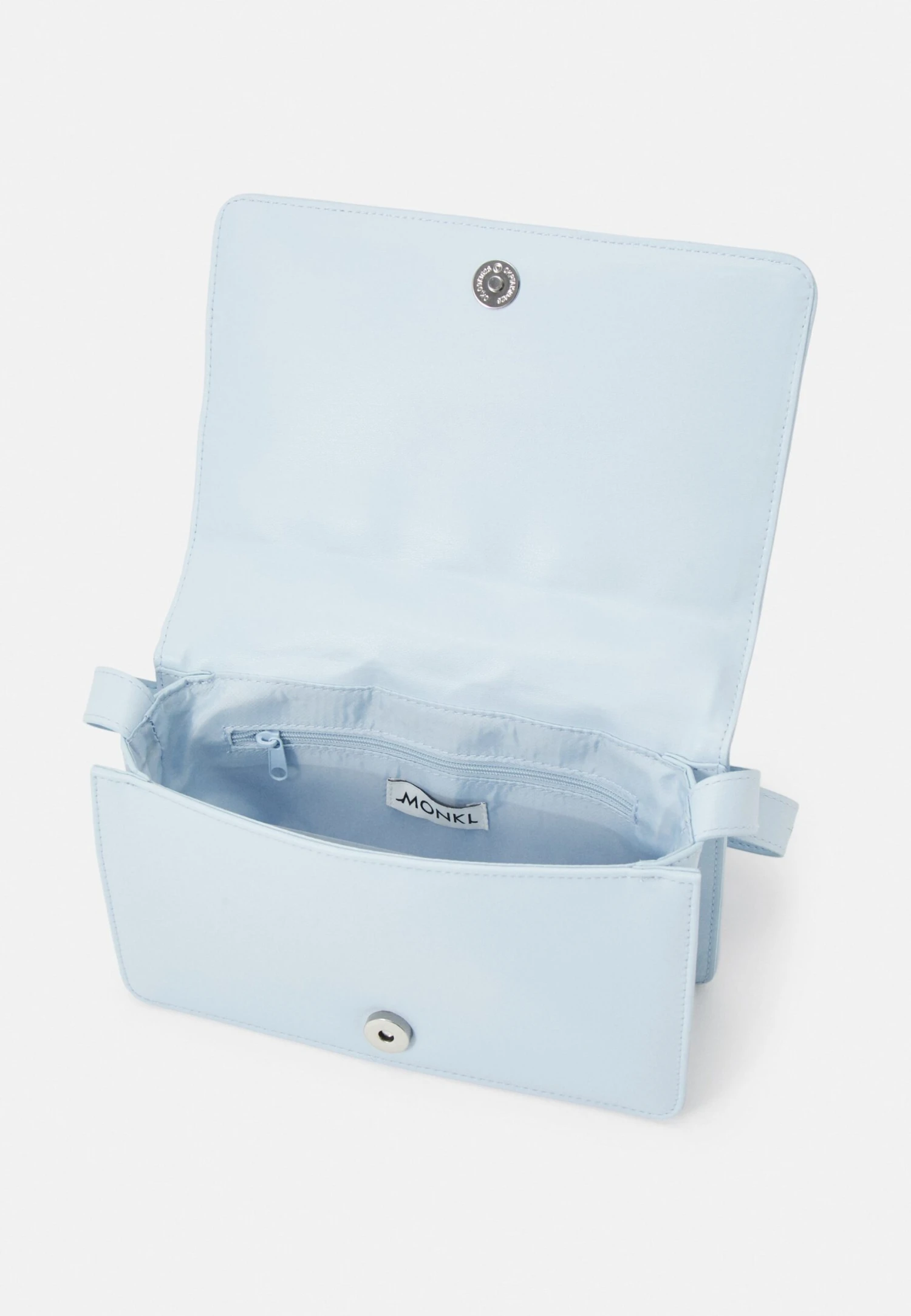 Monki Across Body Bag - Blue Dusty Light 5 Monki Across Body Bag - Blue Dusty Light - Image 3