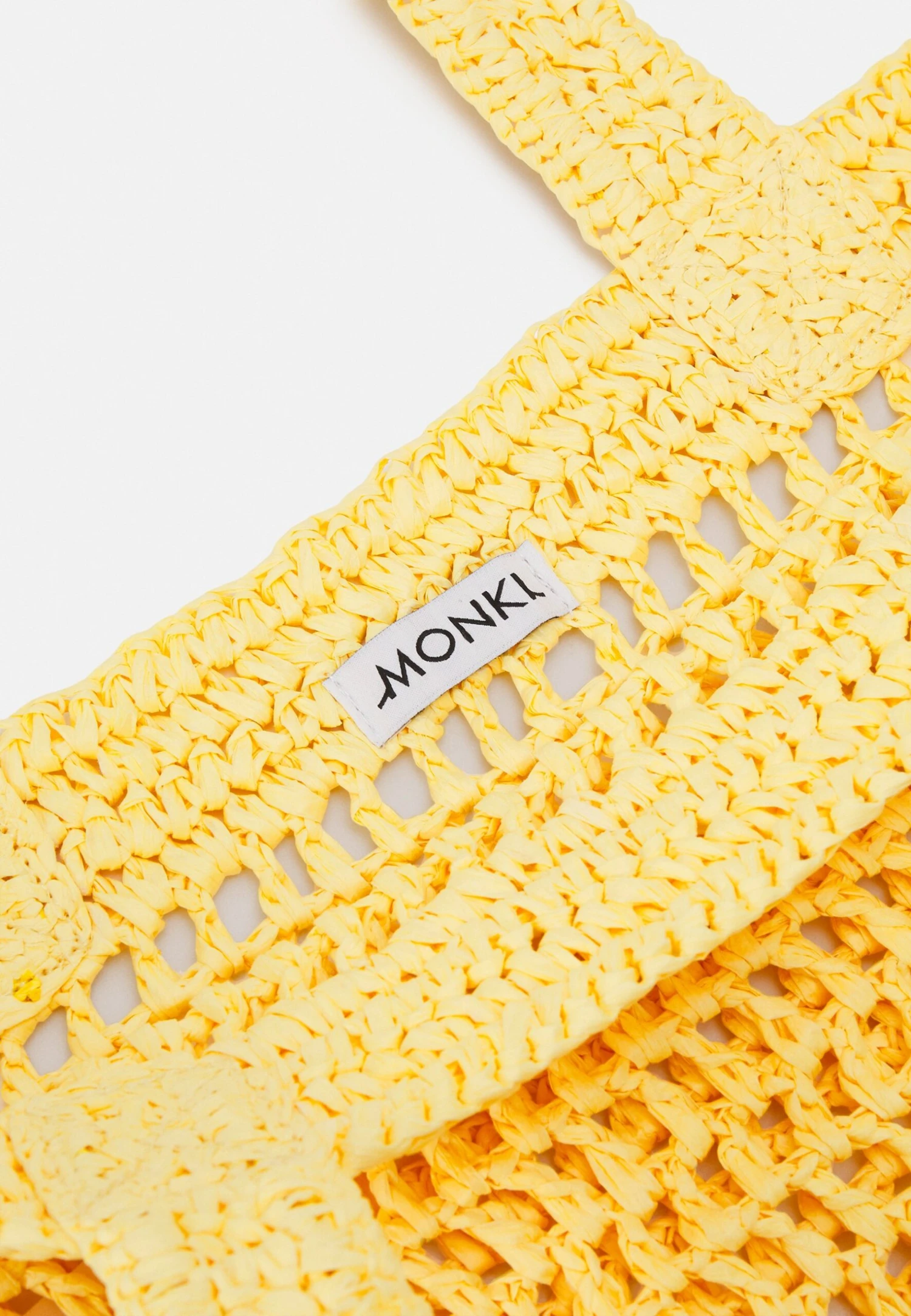 Monki Tote Bag - Yellow 5 Monki Tote Bag - Yellow - Image 3