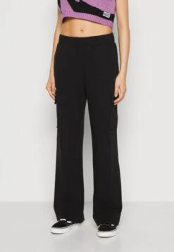 Monki Cargo Trousers - Black
