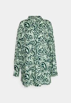 Monki Button-Down Blouse - Mint