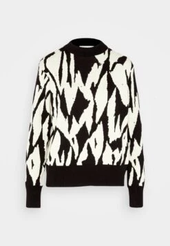 Monki Jumper - Black/Offwhite -Monki Store 129c11641e334578957c31d712b1b2b3