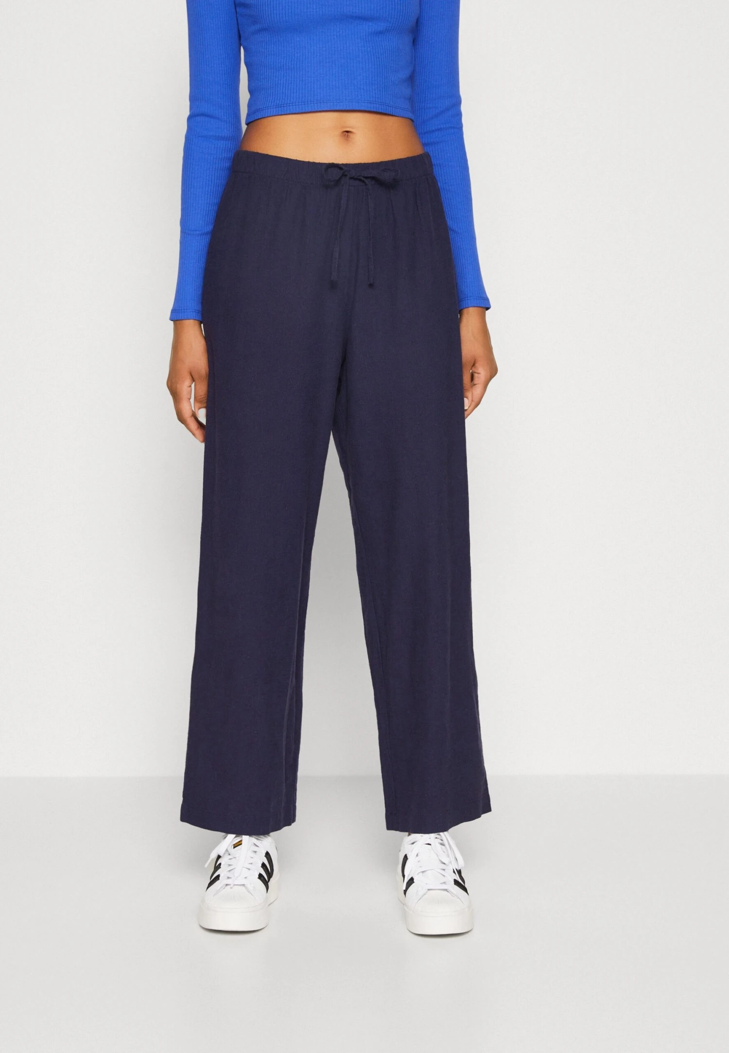 Monki Trousers - Navy 3 Monki Trousers - Navy