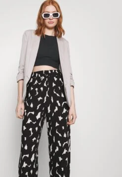 Monki Trousers - Big Scribble Black -Monki Store 157280b801e04624a05659a7e52b2aa2