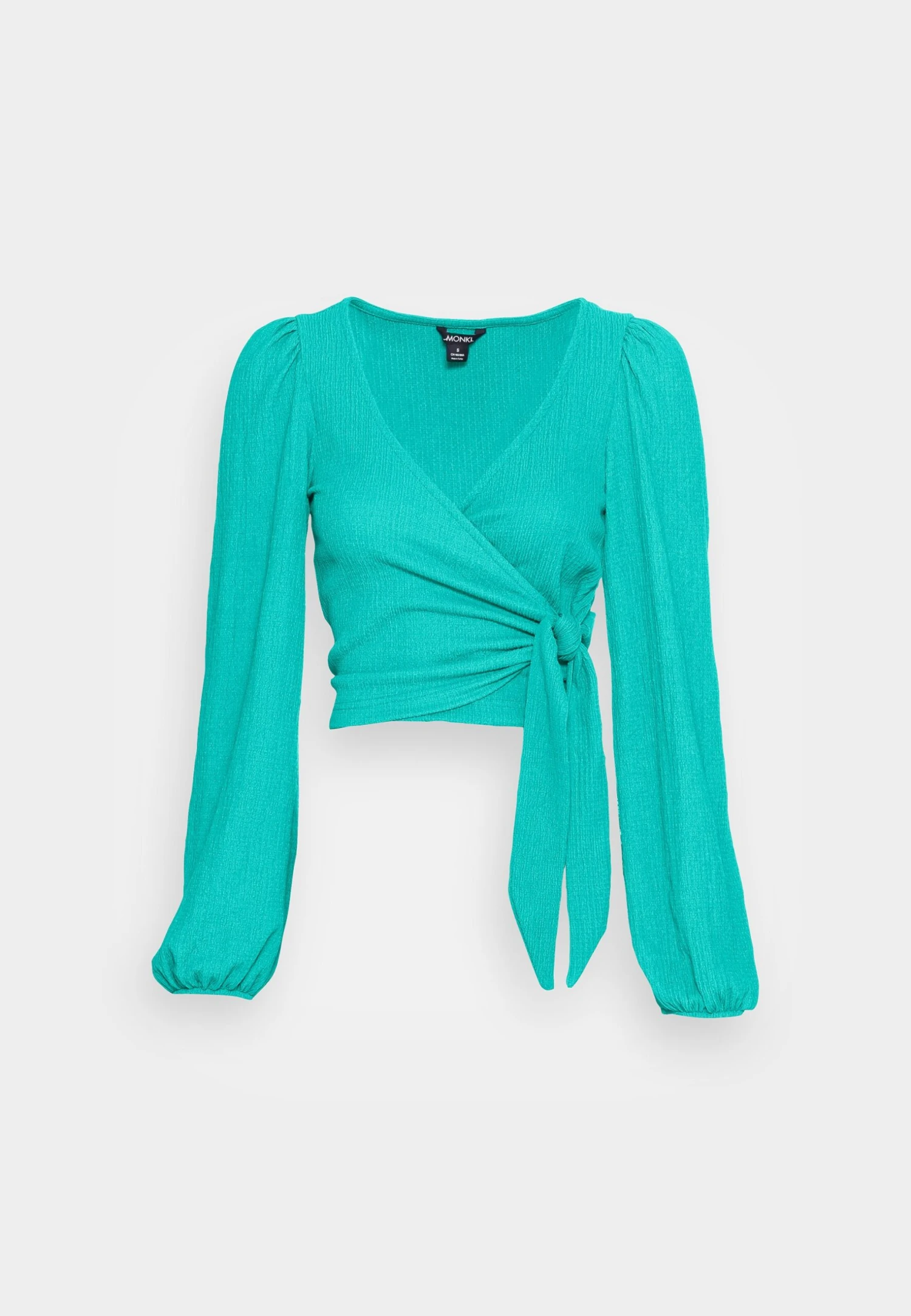 Monki Long Sleeved Top - Green Medium 6 Monki Long Sleeved Top - Green Medium - Image 4
