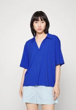 Monki Polo Shirt - Blue Bright