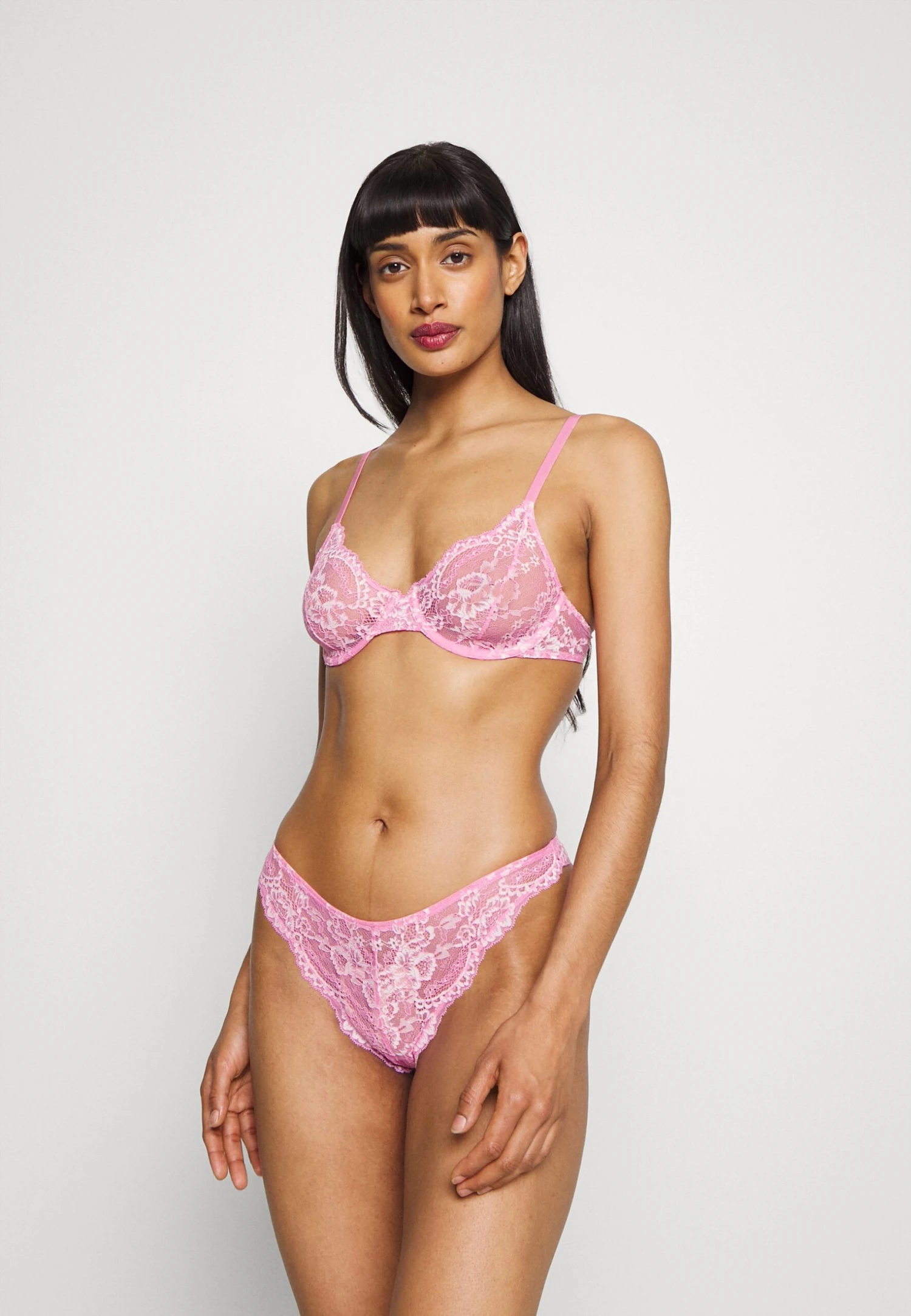 Monki Underwired Bra - Pink Medium 4 Monki Underwired Bra - Pink Medium - Image 2