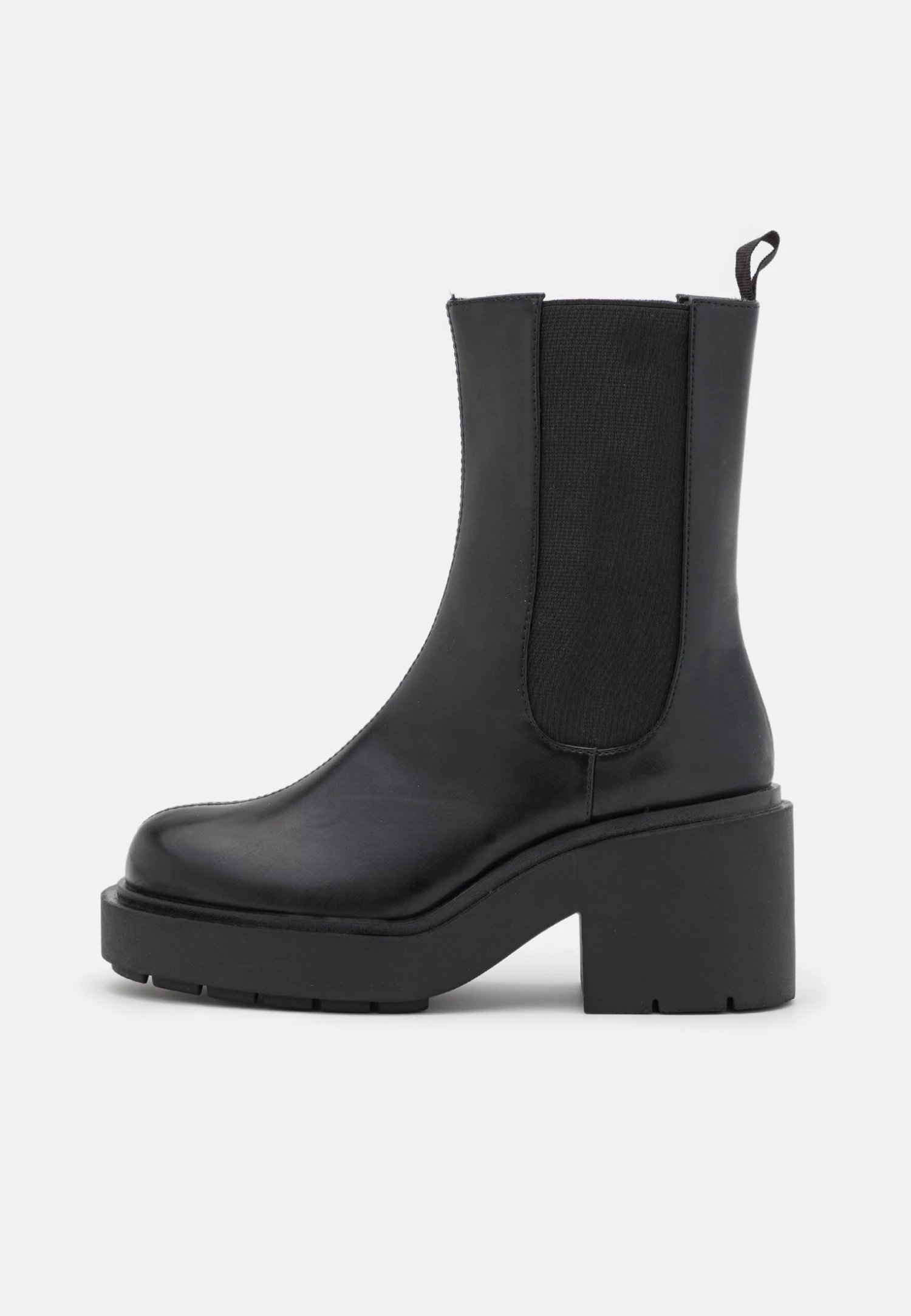 Monki Platform Ankle Boots - Black Dark 4 Monki Platform Ankle Boots - Black Dark - Image 2