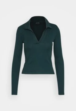 Monki Long Sleeved Top - Green -Monki Store 24e9182860c5452b9f5a5698446a2656