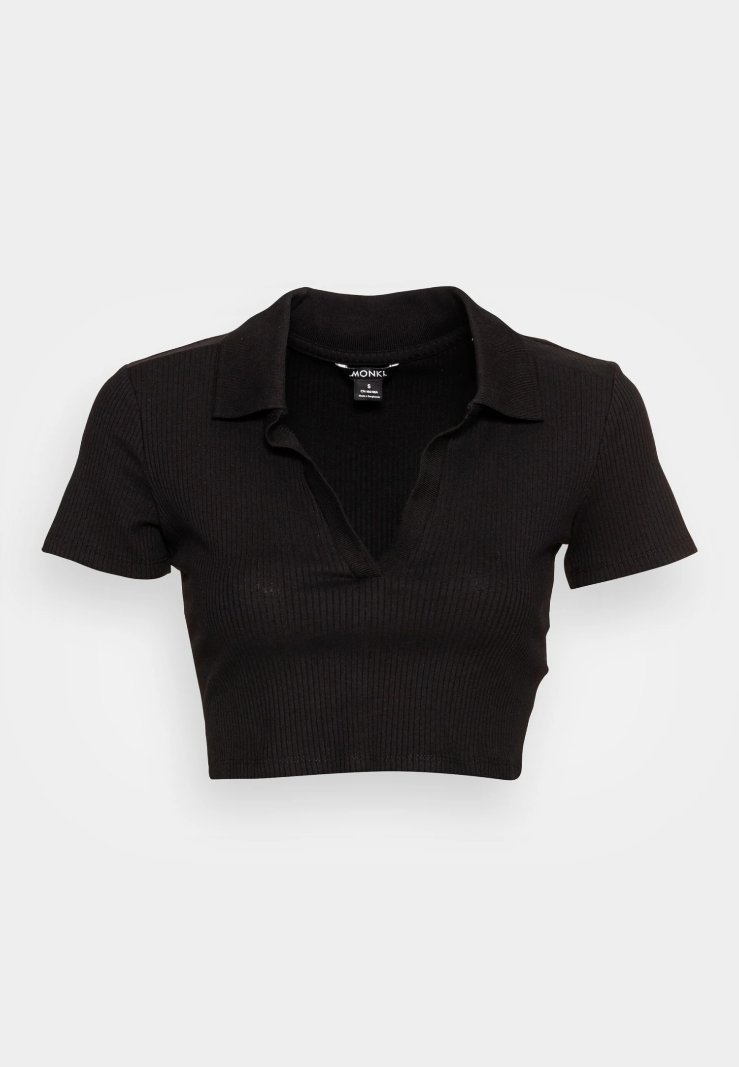 Monki Basic T-Shirt - Black Dark 6 Monki Basic T-Shirt - Black Dark - Image 4