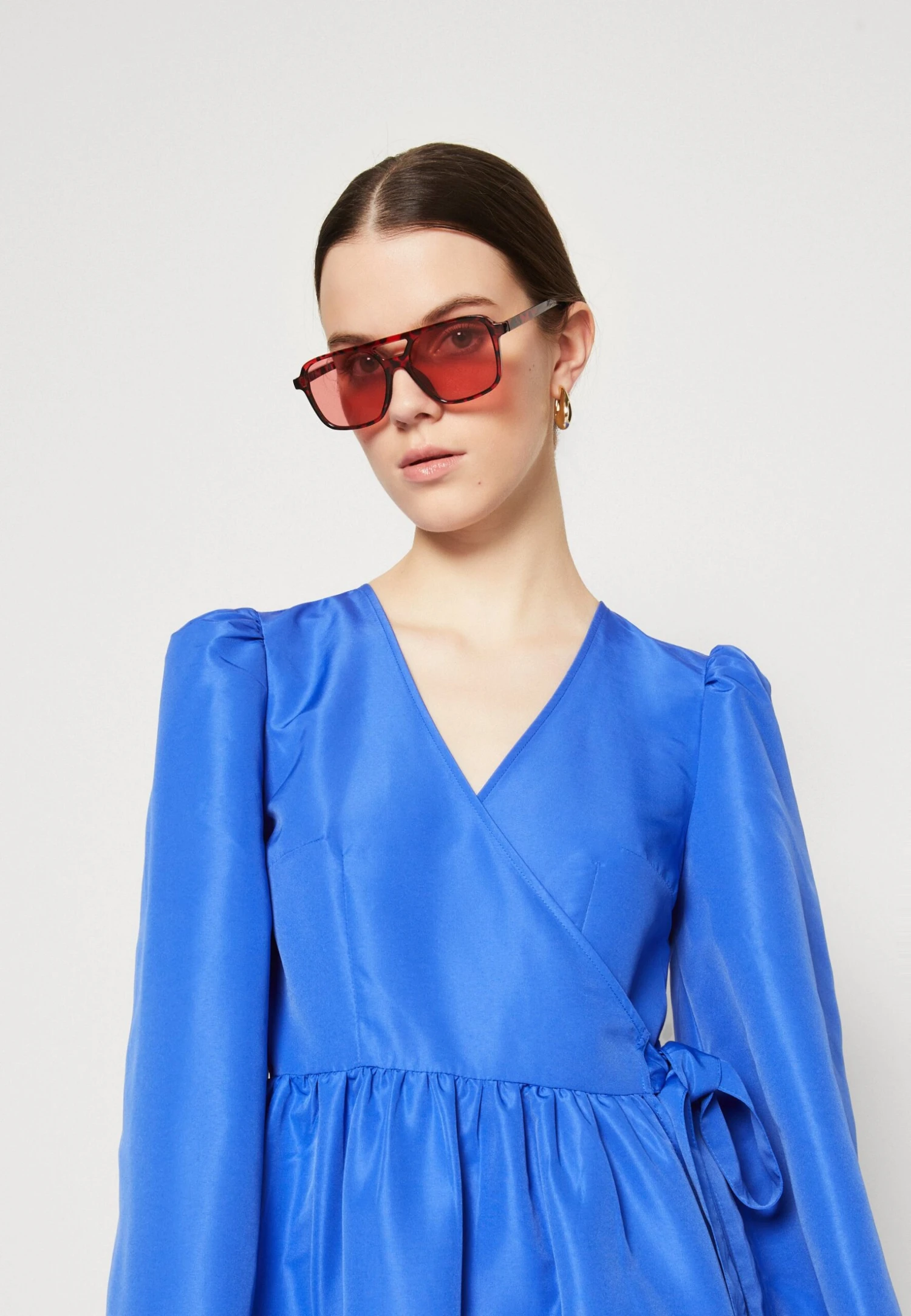 Monki Day Dress - Blue 6 Monki Day Dress - Blue - Image 4