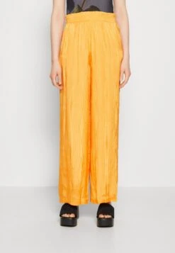 Monki Trousers - Orange Jaquard