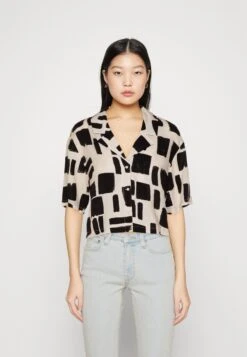 Monki Button-Down Blouse - White
