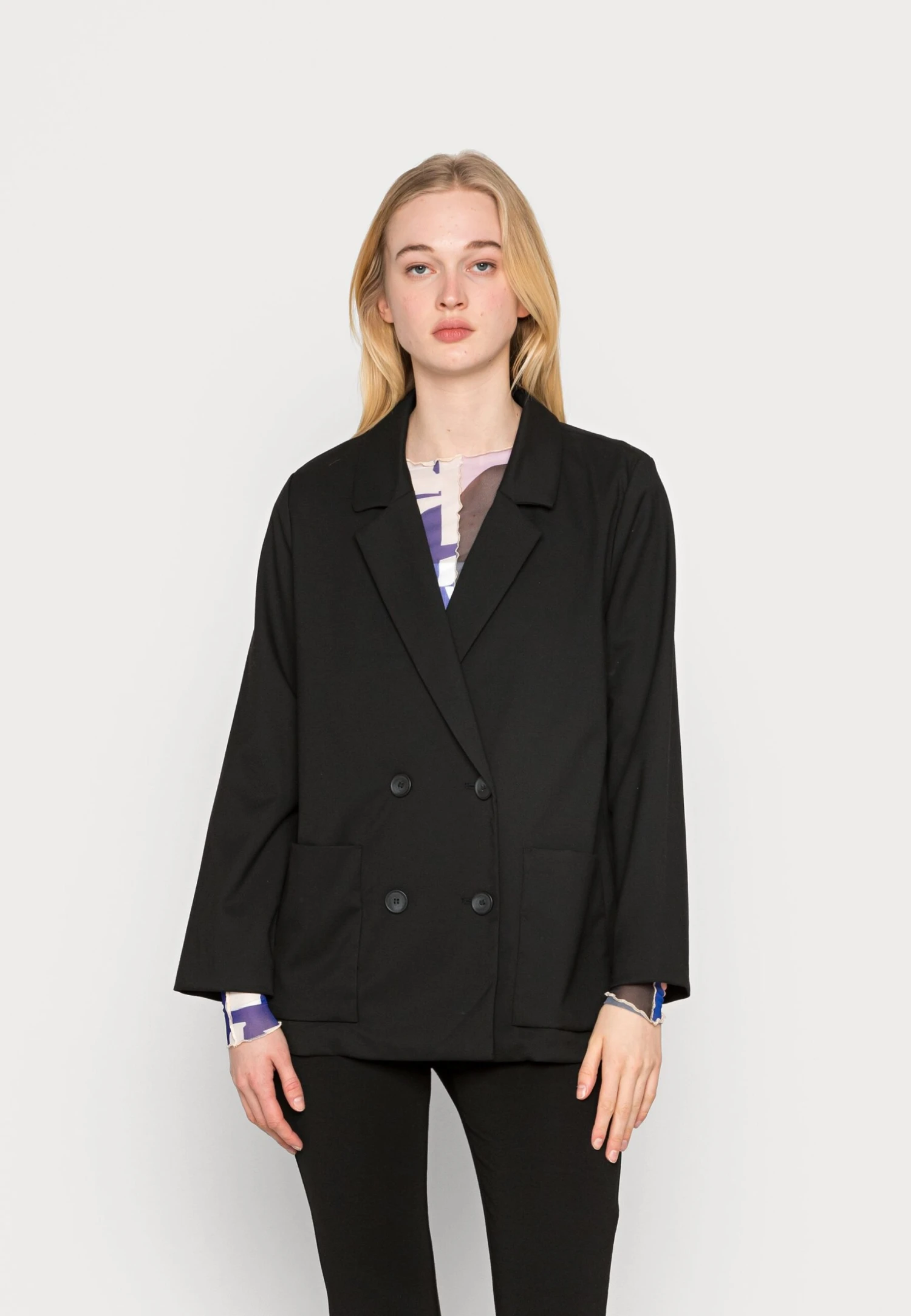 Monki Blazer - Black Dark 3 Monki Blazer - Black Dark