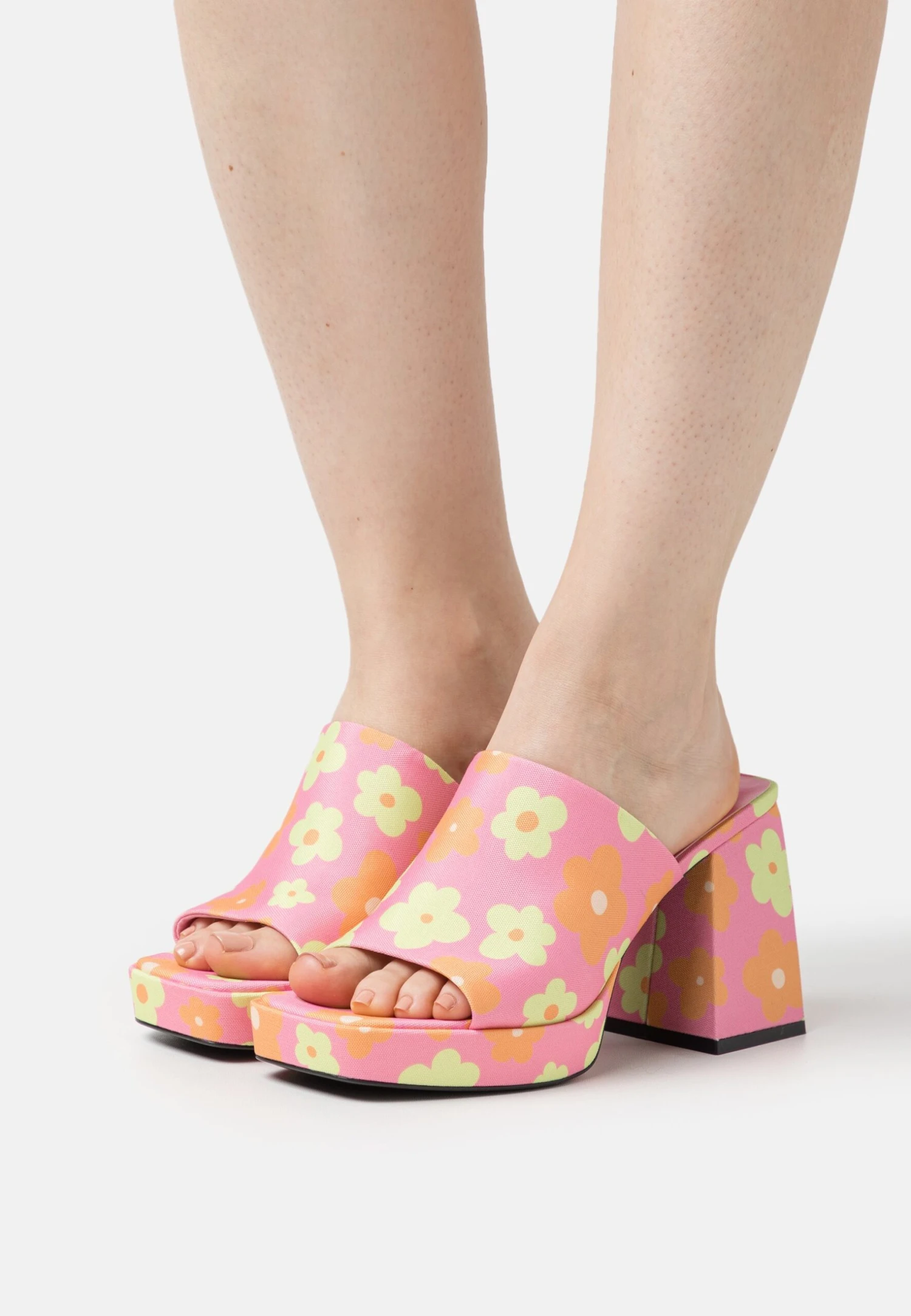 Monki Heeled Mules - Naiveflower 3 Monki Heeled Mules - Naiveflower