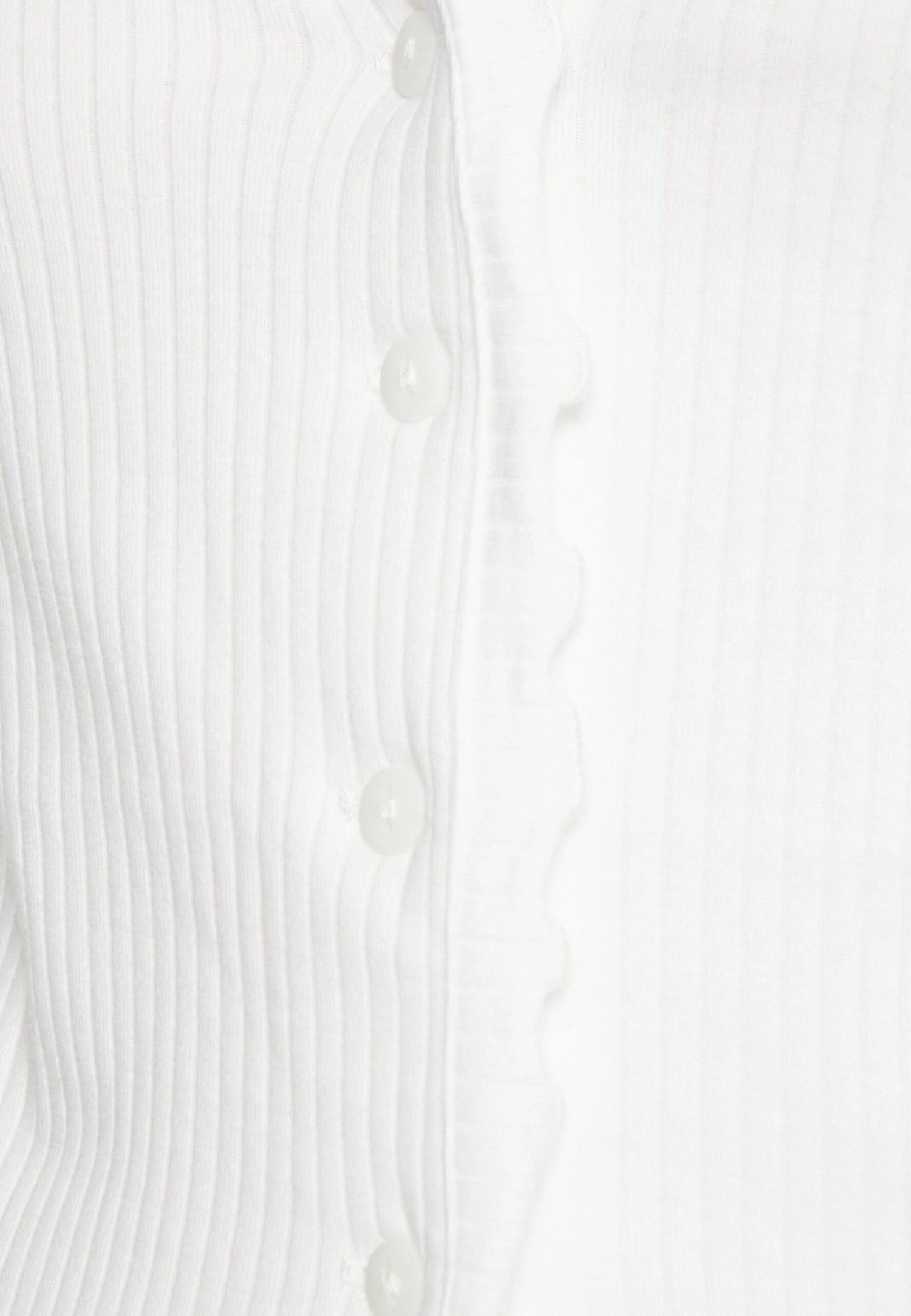 Monki Long Sleeved Top - White 8 Monki Long Sleeved Top - White - Image 6