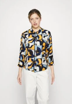 Monki Button-Down Blouse - Multi