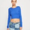 Monki Long Sleeved Top - Blue 2 Monki Long Sleeved Top - Blue -Monki Store 542ecfb19e27414eb0dbee52e40b9e7a