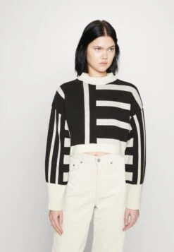 Monki Jumper - Black/White