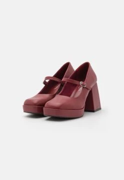 Monki High Heels - Burgundy -Monki Store 5570e2d353ce4c9c989f916e6ab95cdd