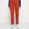 Monki Trousers - Rust -Monki Store 56a62071bc304f198be2f3e26dc1d12e