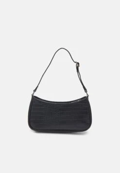 Monki Handbag - Black Croco