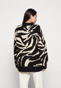 Monki Jumper - Black Dark/Beige -Monki Store 6542c9f80dac49e9926508c5e09c12ed