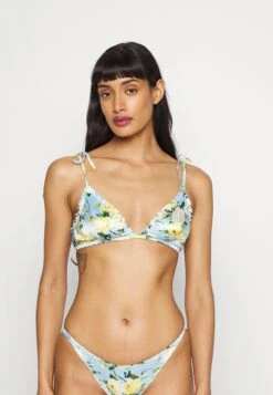 Monki Triangle Bra - Blue Light