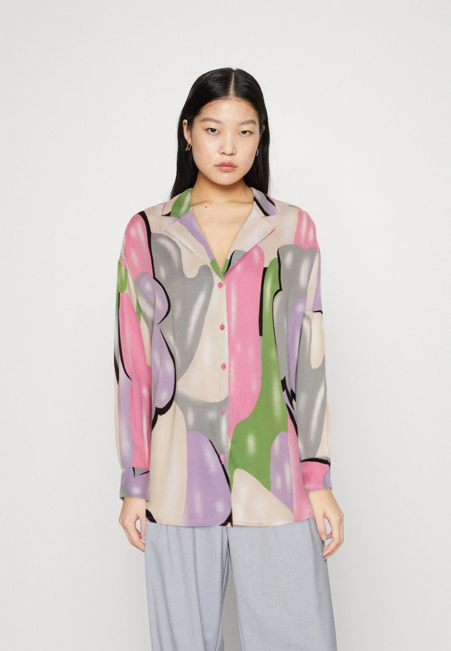 Monki Blouse - Multi-Coloured 3 Monki Blouse - Multi-Coloured