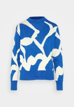 Monki Jumper - Blue/Offwhite -Monki Store 7f9a65e064704e4d932c1174bd3aafef