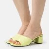 Monki Heeled Mules - Green 1 Monki Heeled Mules - Green -Monki Store 833a8d29352441e9adf59488b015283e