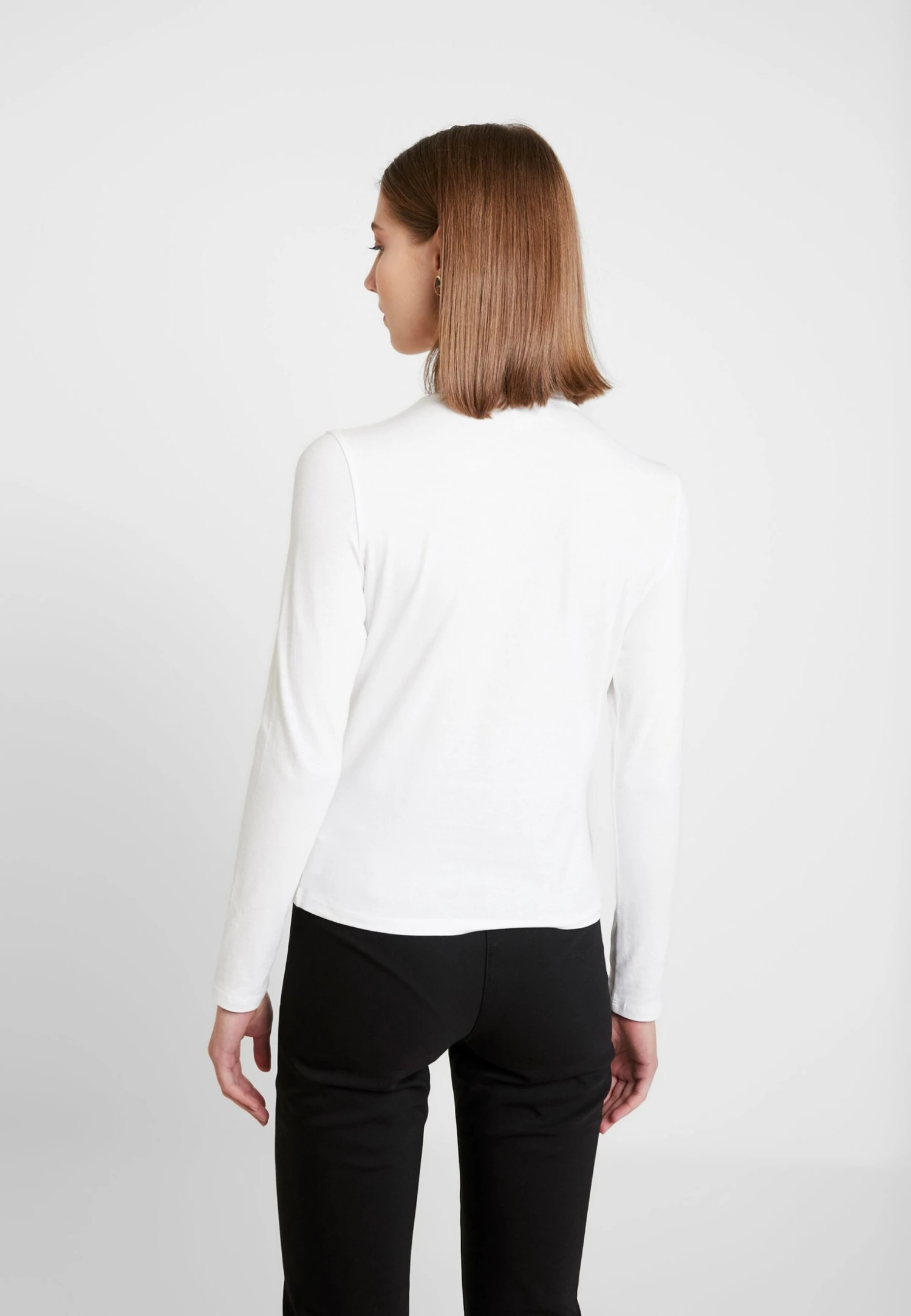 Monki Vanja Top Urgent - Long Sleeved Top - White Light Solid White 5 Monki Vanja Top Urgent - Long Sleeved Top - White Light Solid White - Image 3