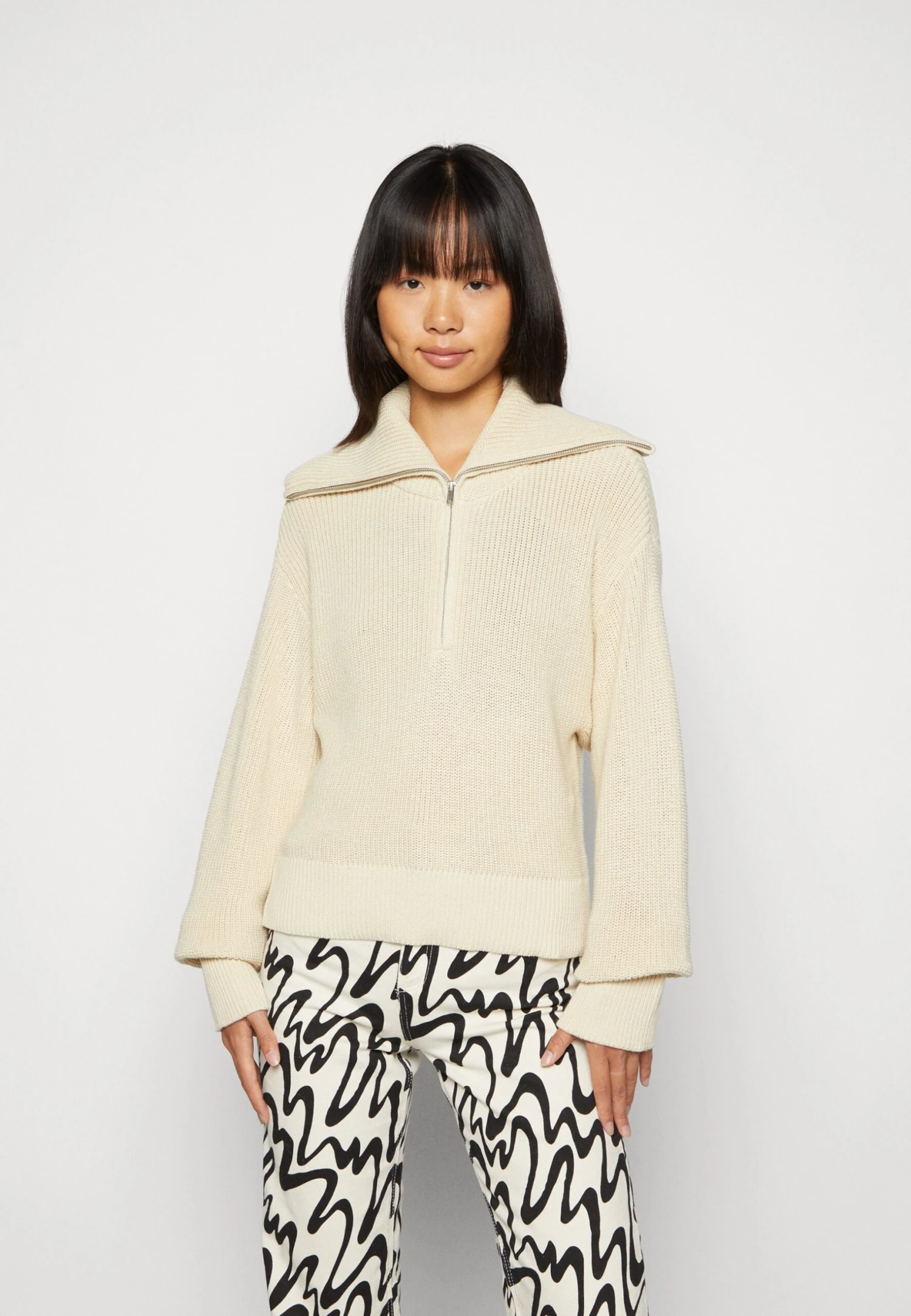 Monki Jumper - Off White 3 Monki Jumper - Off White