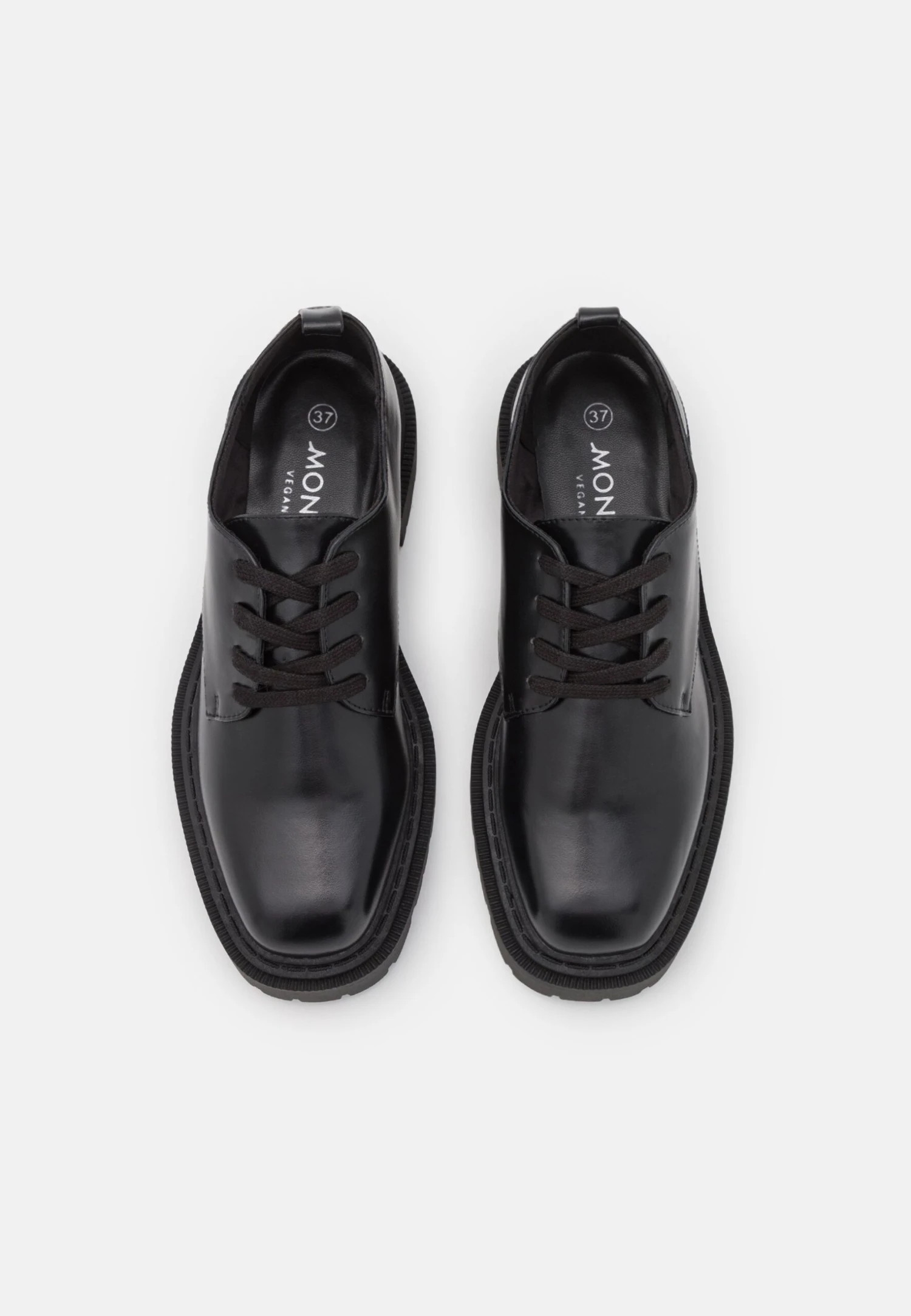 Monki Vegan Danny Shoe - Lace-Ups - Black 8 Monki Vegan Danny Shoe - Lace-Ups - Black - Image 6