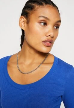 Monki Long Sleeved Top - Blue Bright -Monki Store 8e6c748a28e64bb682a24c100e0bf30b