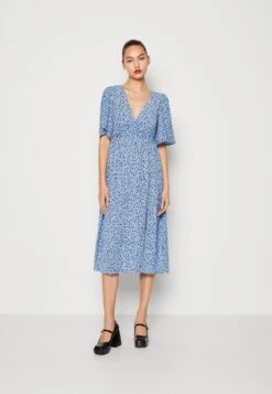 Monki Day Dress - Meadows Blue