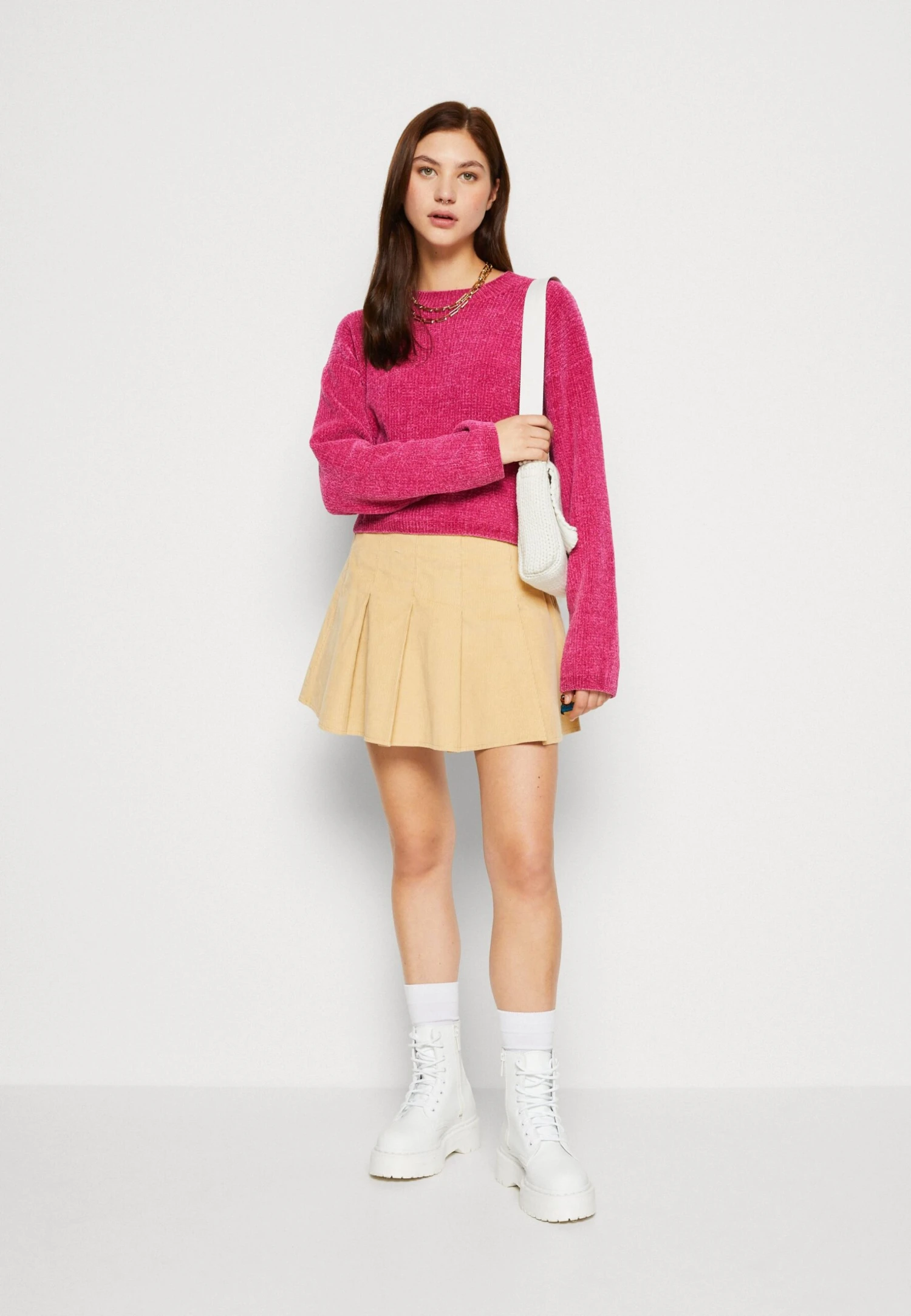 Monki Jumper - Pink Medium 4 Monki Jumper - Pink Medium - Image 2
