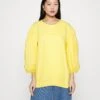 Monki Blouse - Mustard Yellow