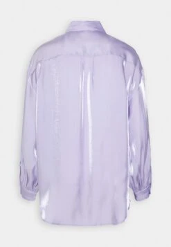 Monki Button-Down Blouse - Metallic Lilac -Monki Store 9975e2cbe8d34519ab40d30dced1d1e8