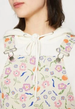 Monki Dungarees - Beige/Multi-Coloured -Monki Store 9a2af10fe9bc4557a514c7222957ac63