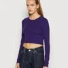 Monki Long Sleeved Top - Purple -Monki Store a2997c19b60b45c0b930f7df37a17e20