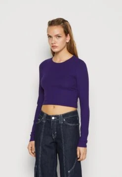 Monki Long Sleeved Top - Purple