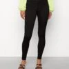Monki Jeans Skinny Fit - Black Dark