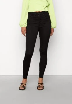 Monki Jeans Skinny Fit - Black Dark