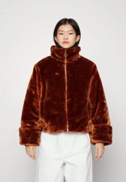 Monki Winter Jacket - Brown
