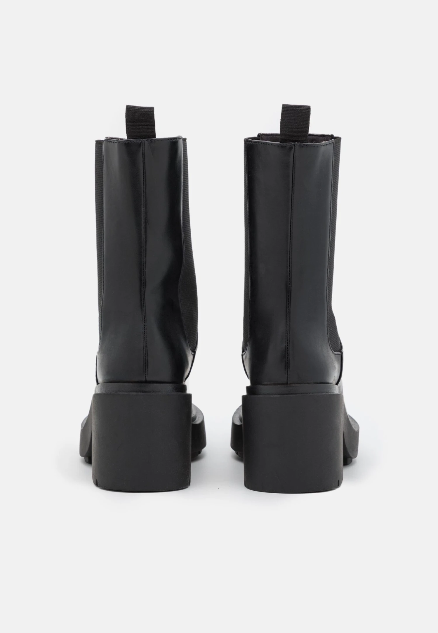 Monki Platform Ankle Boots - Black Dark 6 Monki Platform Ankle Boots - Black Dark - Image 4